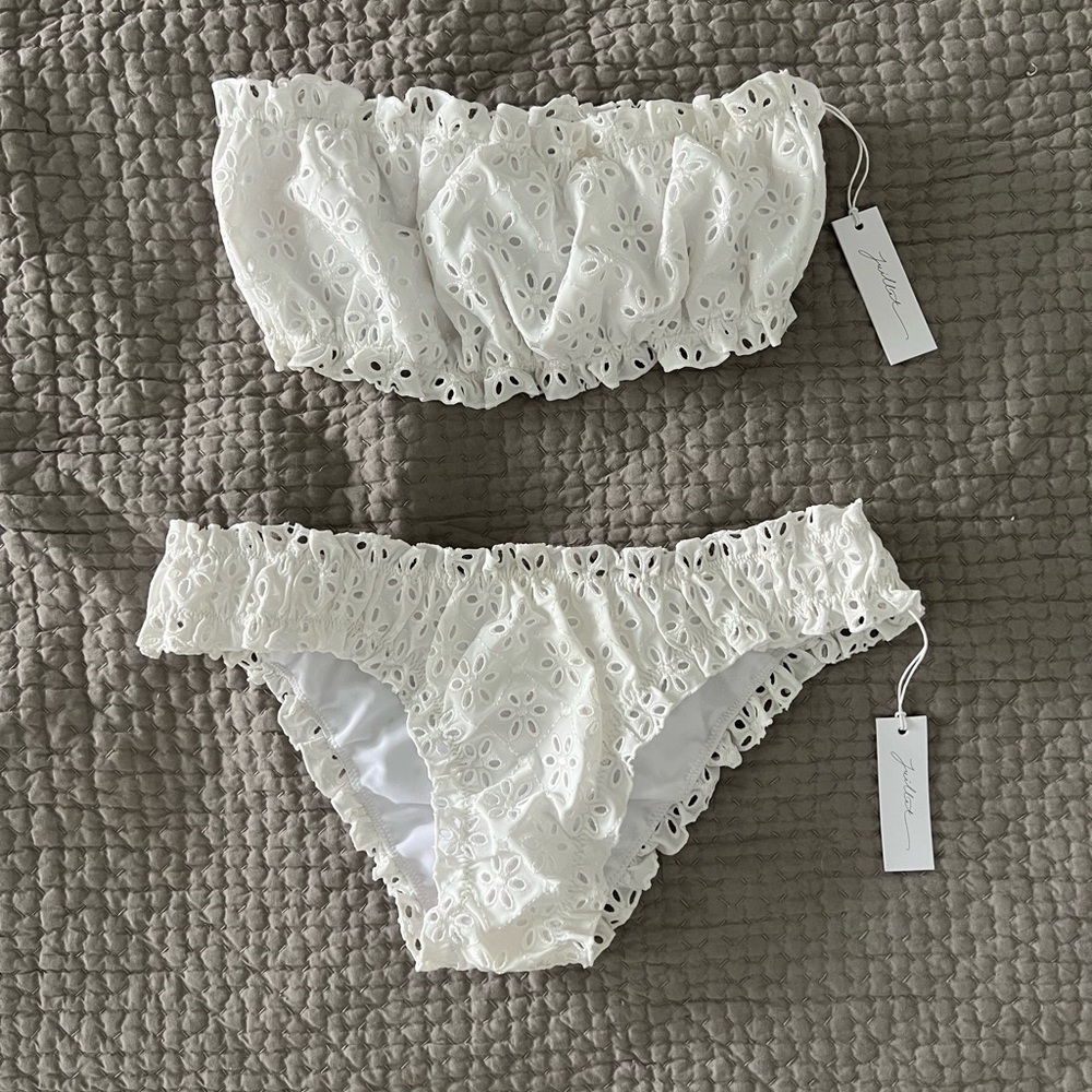 Juillet White Eyelet Bikini- Medium